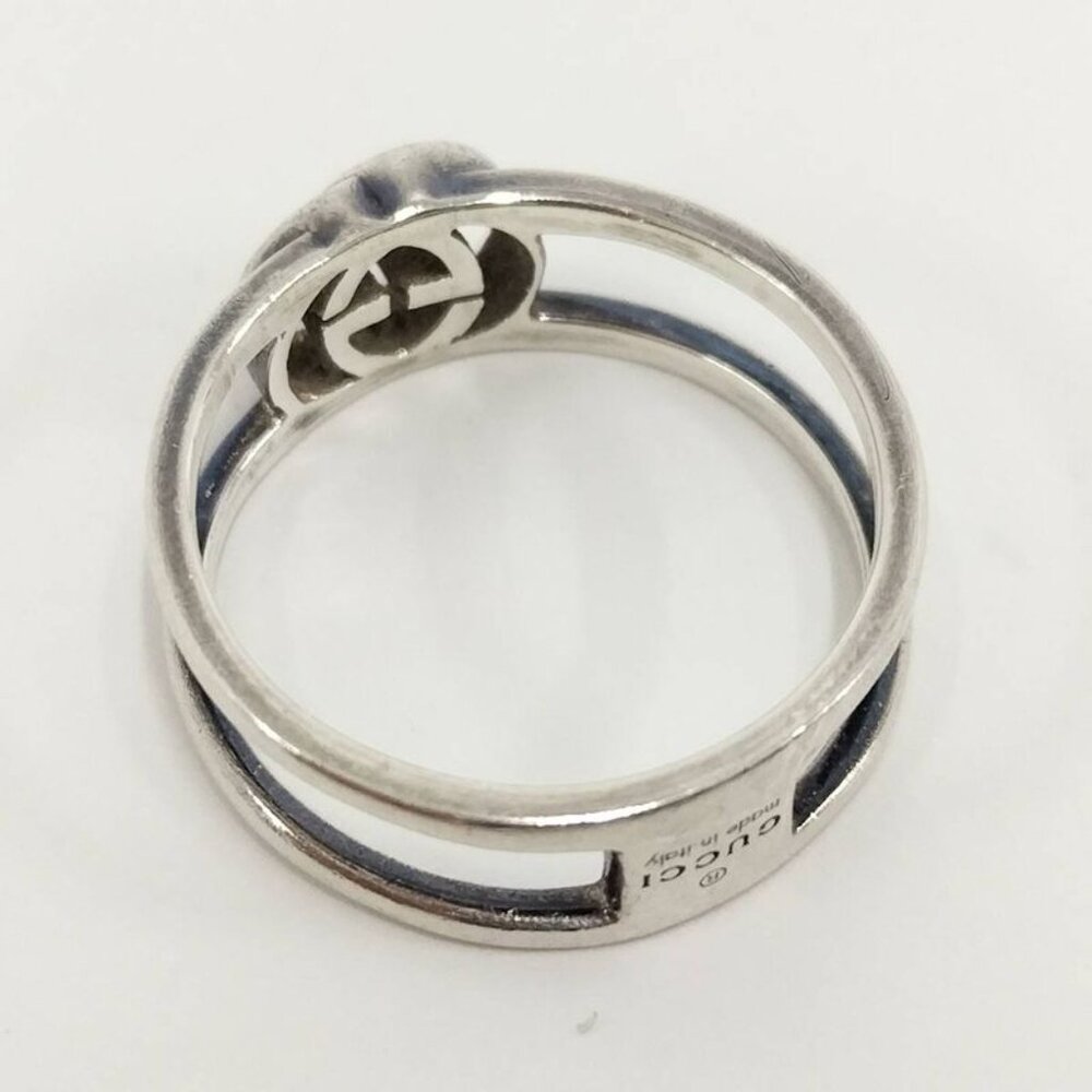Gucci Rings Ring Interlocking G SV 925 Silver - Picture 8 of 10